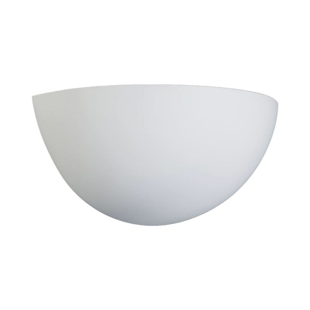 Applique murale Pascali en plâtre, blanc, hauteur 13 cm