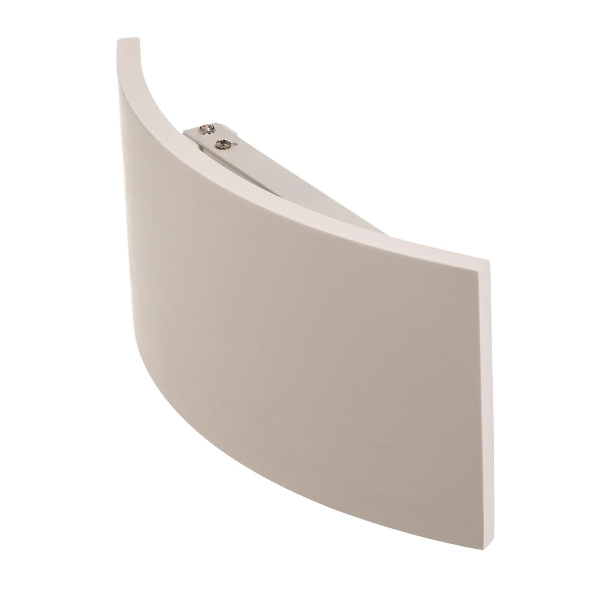 Applique murale Naike en plâtre, blanc, 2 lumières, hauteur 15 cm, 20 W