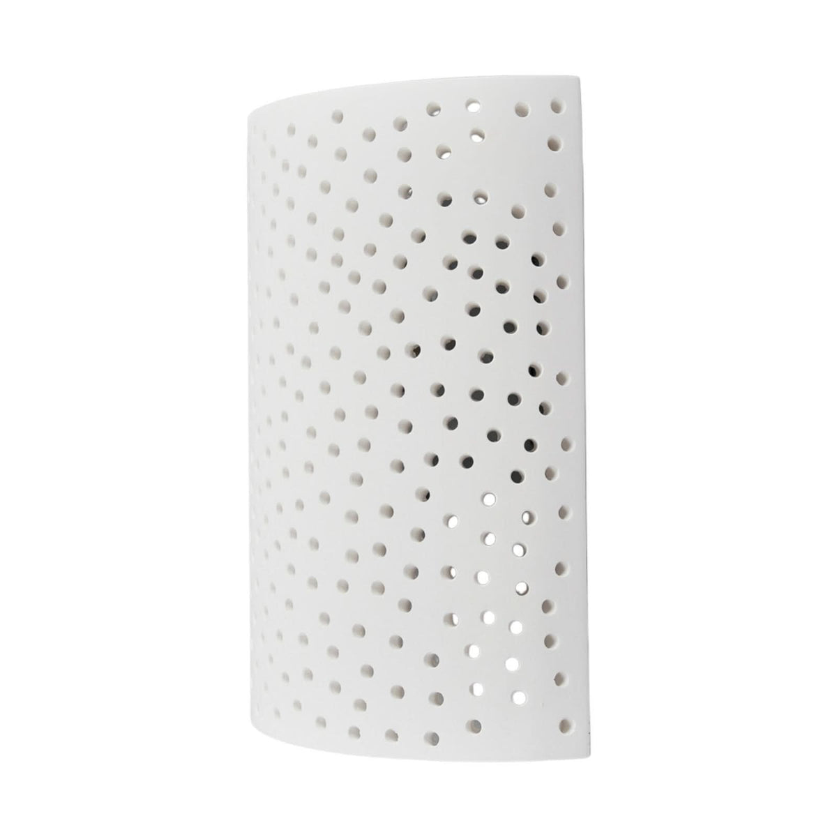 Applique murale en plâtre, blanc, hauteur 23 cm