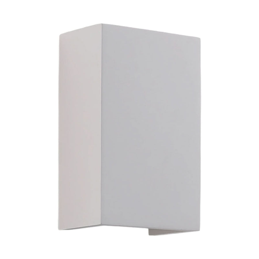 Applique murale Colja en plâtre, blanc, hauteur 16 cm, 5 W, largeur 10 cm, modèle 2