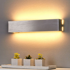 Applique murale LED en verre, hauteur 8 cm