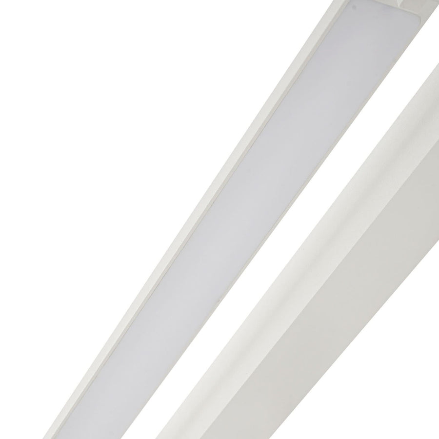 Applique murale LED Jora en aluminium, blanc, hauteur 4 cm, IP44