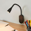 Applique murale LED Enna, noir, hauteur 33,5 cm