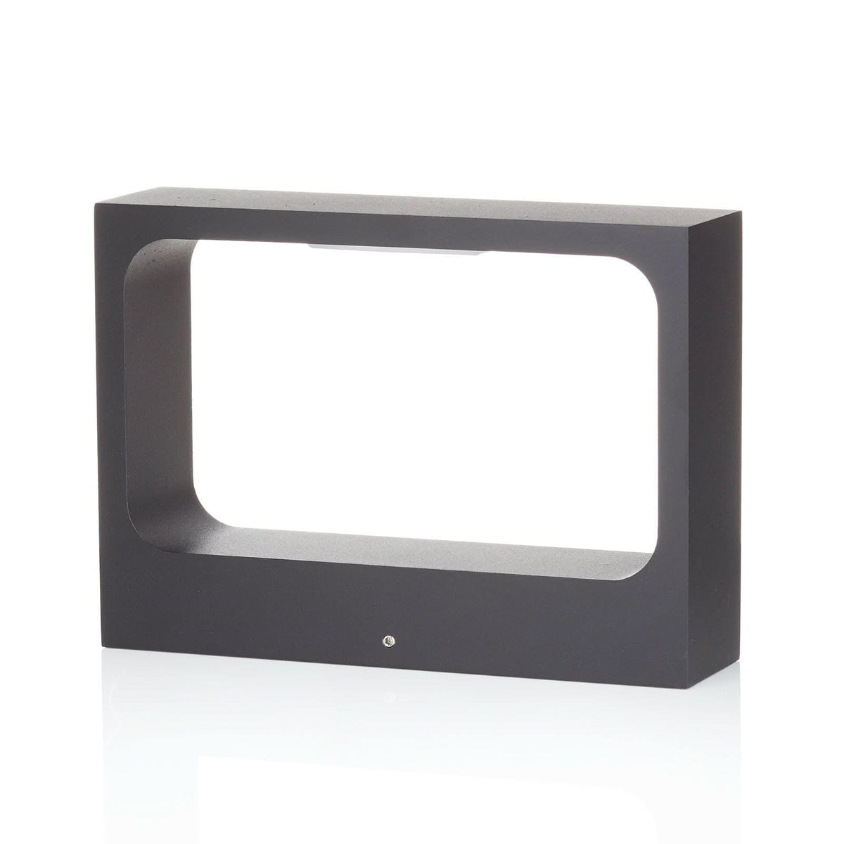Applique murale LED Bento 1.3 en aluminium, noir, hauteur 4,6 cm