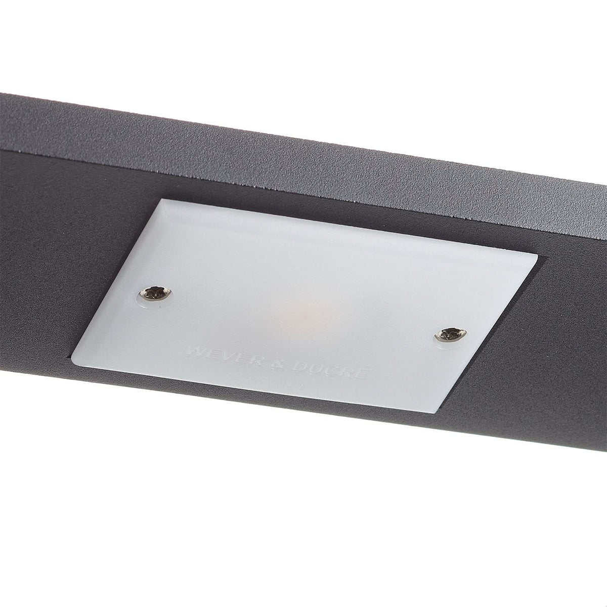Applique murale LED Bento 1.3 en aluminium, noir, hauteur 4,6 cm
