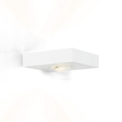 Applique murale LED Leens 2.0 en aluminium, blanc, hauteur 3 cm