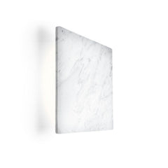 Applique murale LED Miles 3.0 Mur en marbre, blanc marbré, hauteur 30 cm