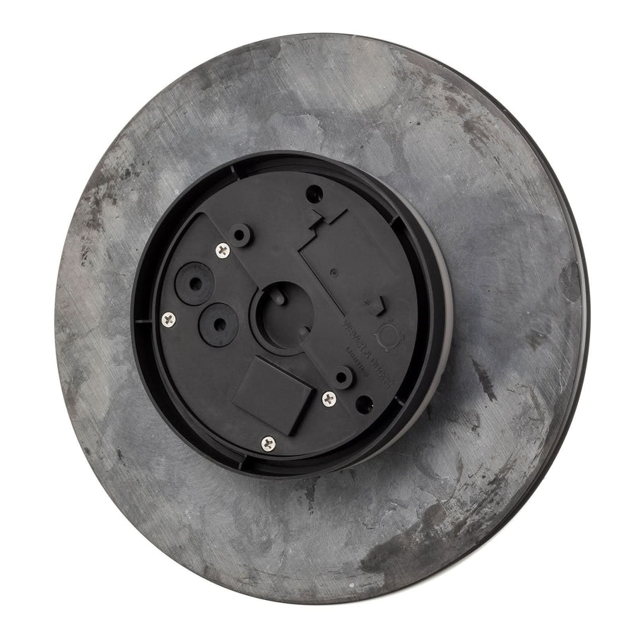 Applique murale LED Miles 3.0 en marbre, noir marbré, Ø 26 cm