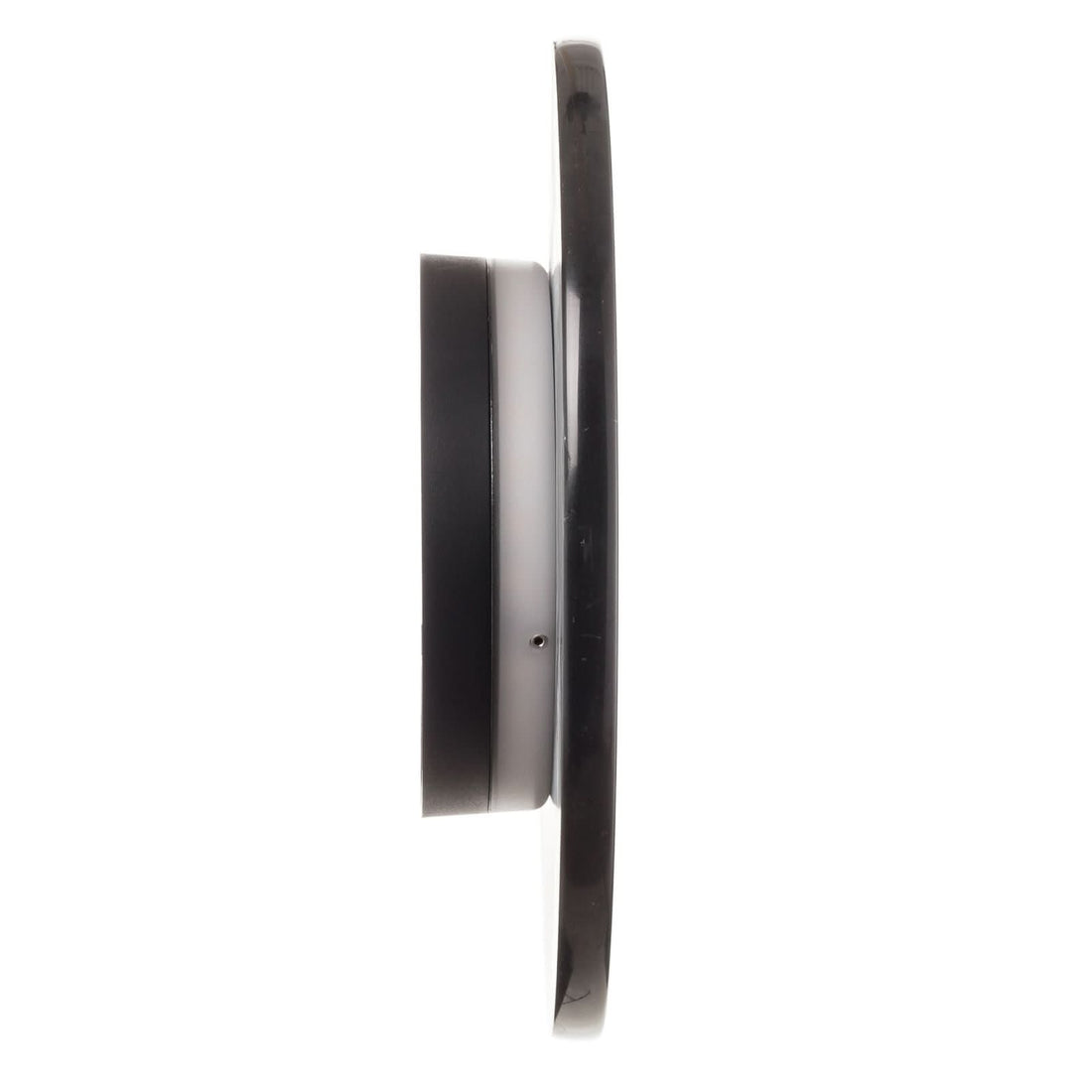 Applique murale LED Miles 3.0 en marbre, noir marbré, Ø 26 cm