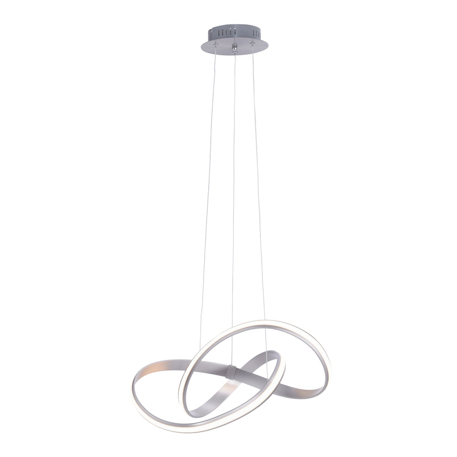 Suspension Melinda acier, L 57 cm