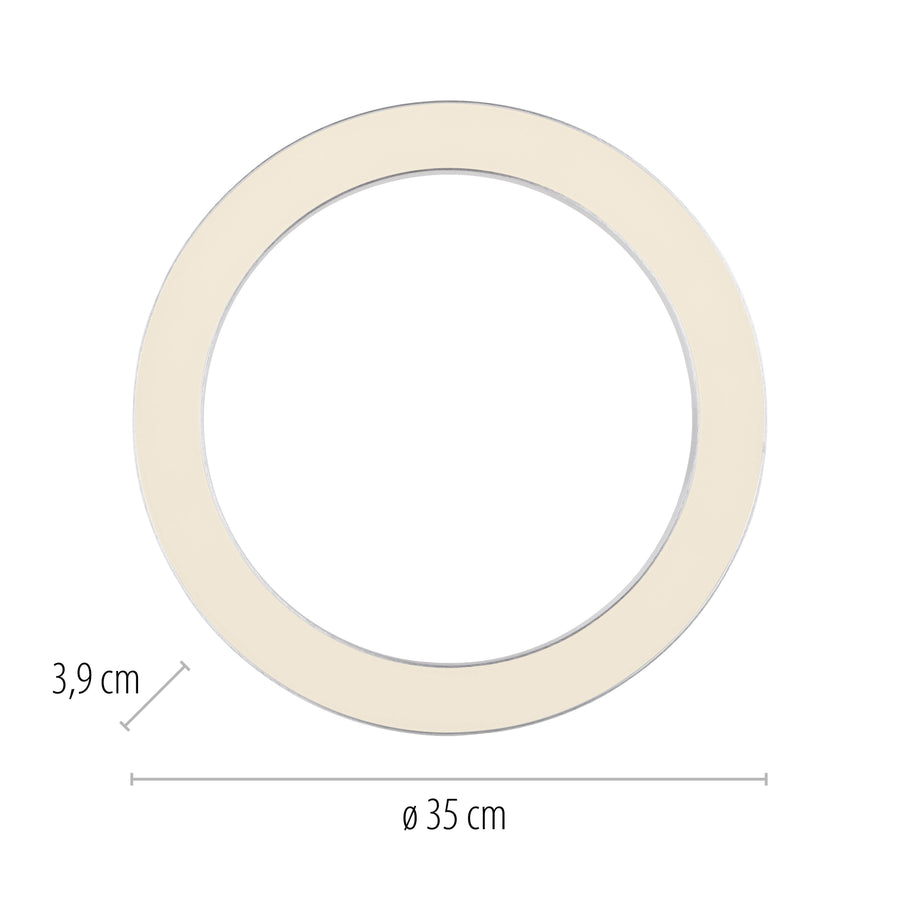 Plafonnier Pure Lines Round acier