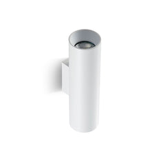 Applique murale Brinja en aluminium, blanc, 2 lumières, hauteur 22,5 cm