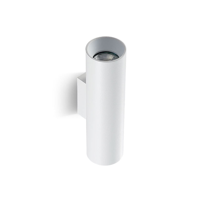Applique murale Brinja en aluminium, blanc, 2 lumières, hauteur 22,5 cm