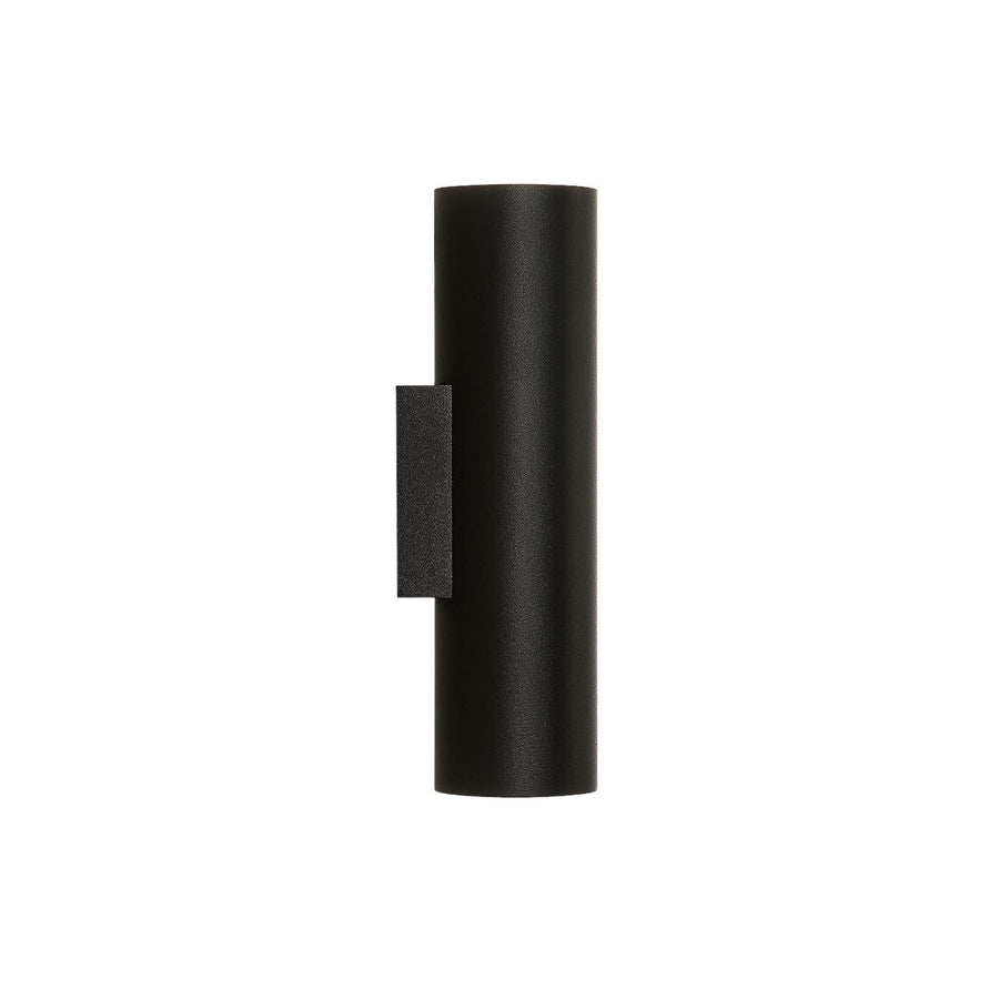 Applique murale Brinja en aluminium, noir, 2 lumières, hauteur 22,5 cm