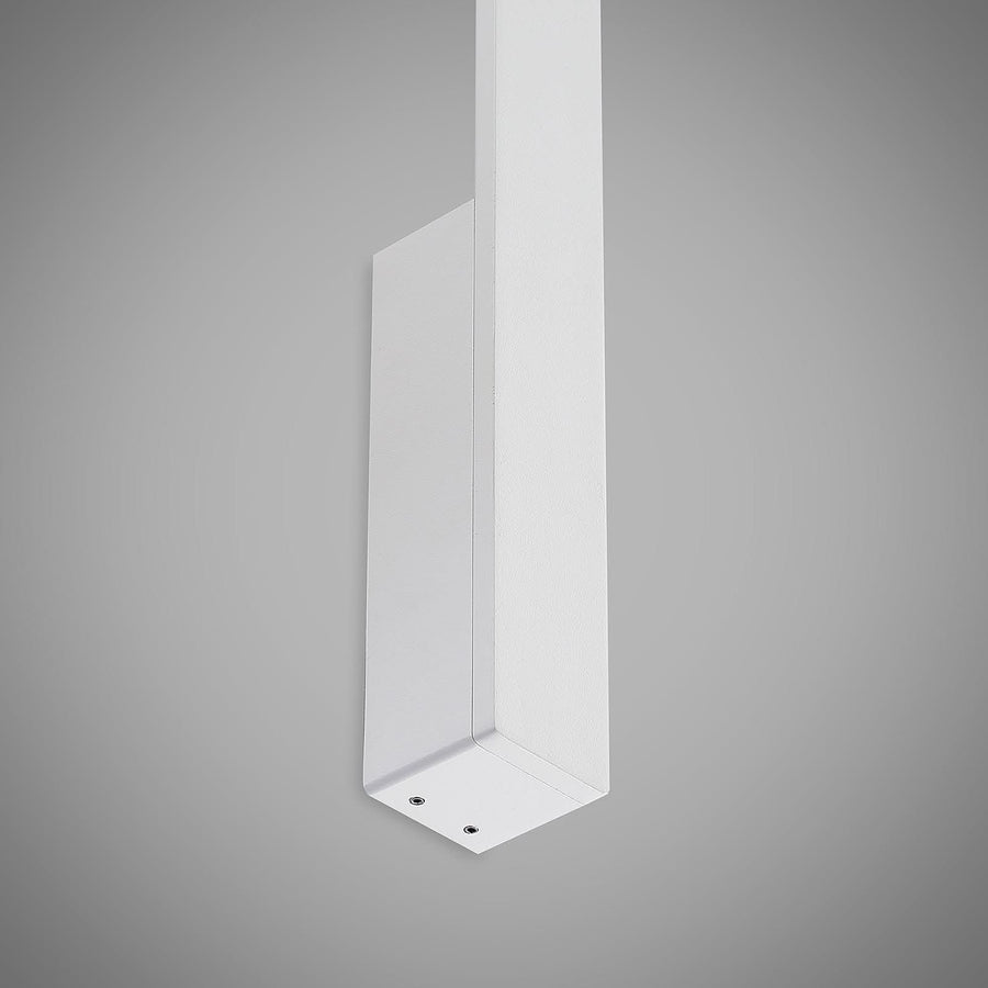 Applique murale LED Ivano en aluminium, blanc, hauteur 91 cm