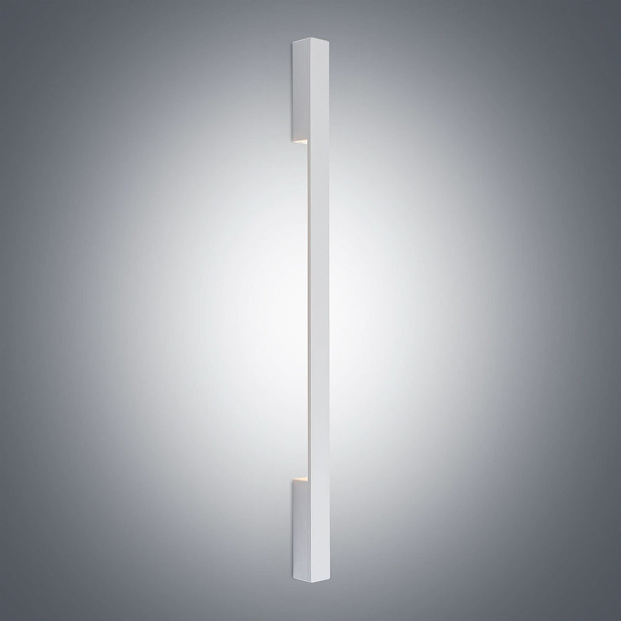 Applique murale LED Ivano en aluminium, blanc, hauteur 91 cm