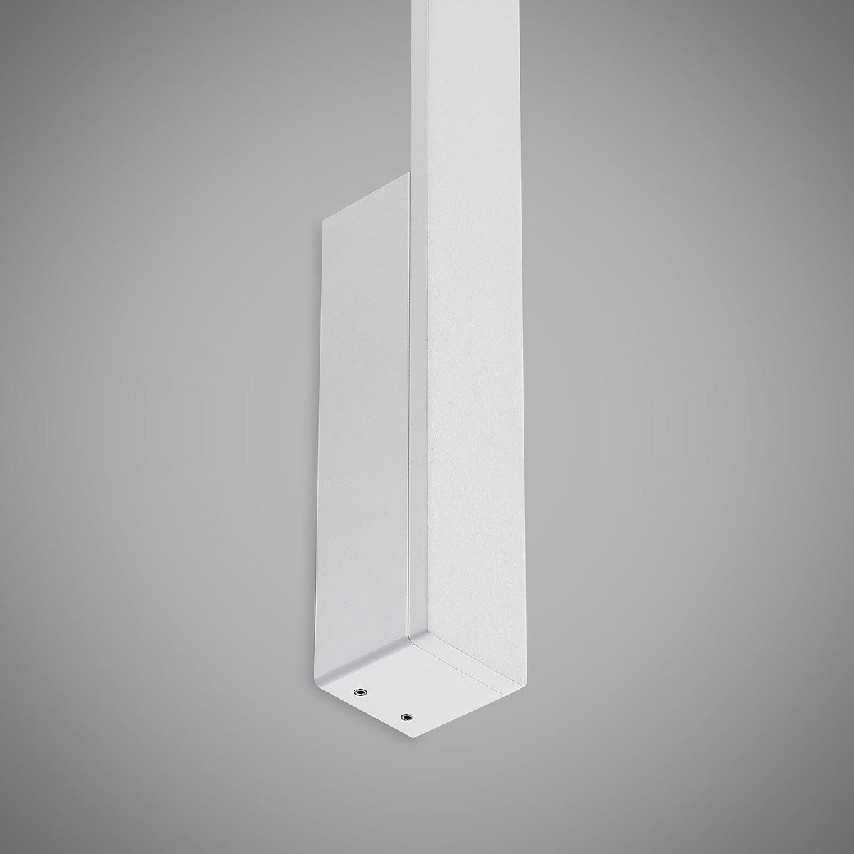 Applique murale LED Ivano en aluminium, blanc, 2 lumières, hauteur 130 cm