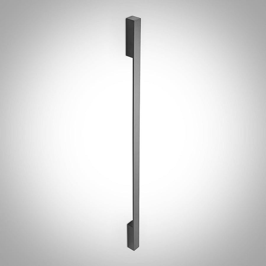 Applique murale LED Ivano 130 en aluminium, noir, hauteur 130 cm