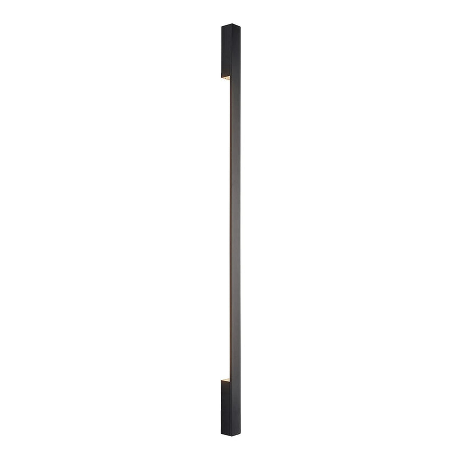 Applique murale LED Ivano 130 en aluminium, noir, hauteur 130 cm