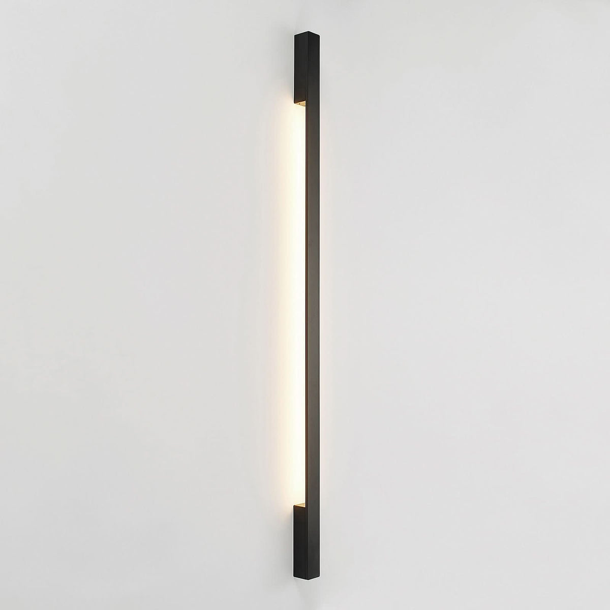 Applique murale LED Ivano 130 en aluminium, noir, hauteur 130 cm