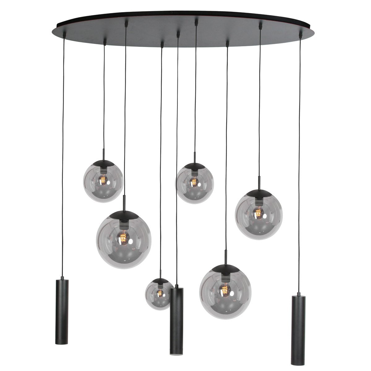 Suspension luminaire Bollique noir