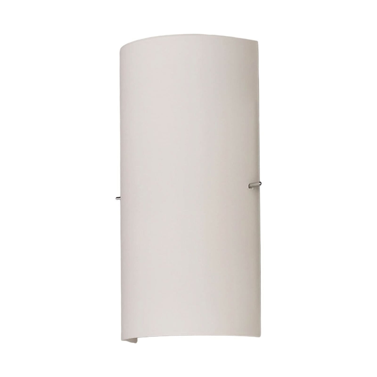 Applique murale Sidra en verre, blanc, hauteur 28 cm