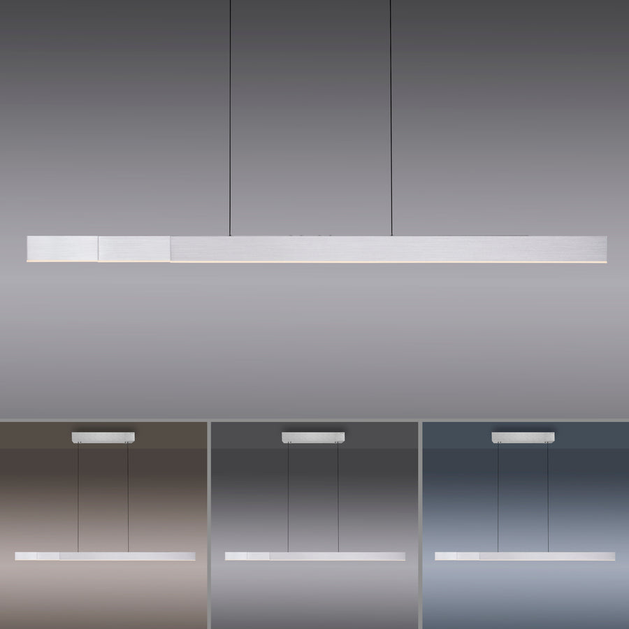 Démonstration des trois températures de couleur : blanc chaud, neutre et froid.