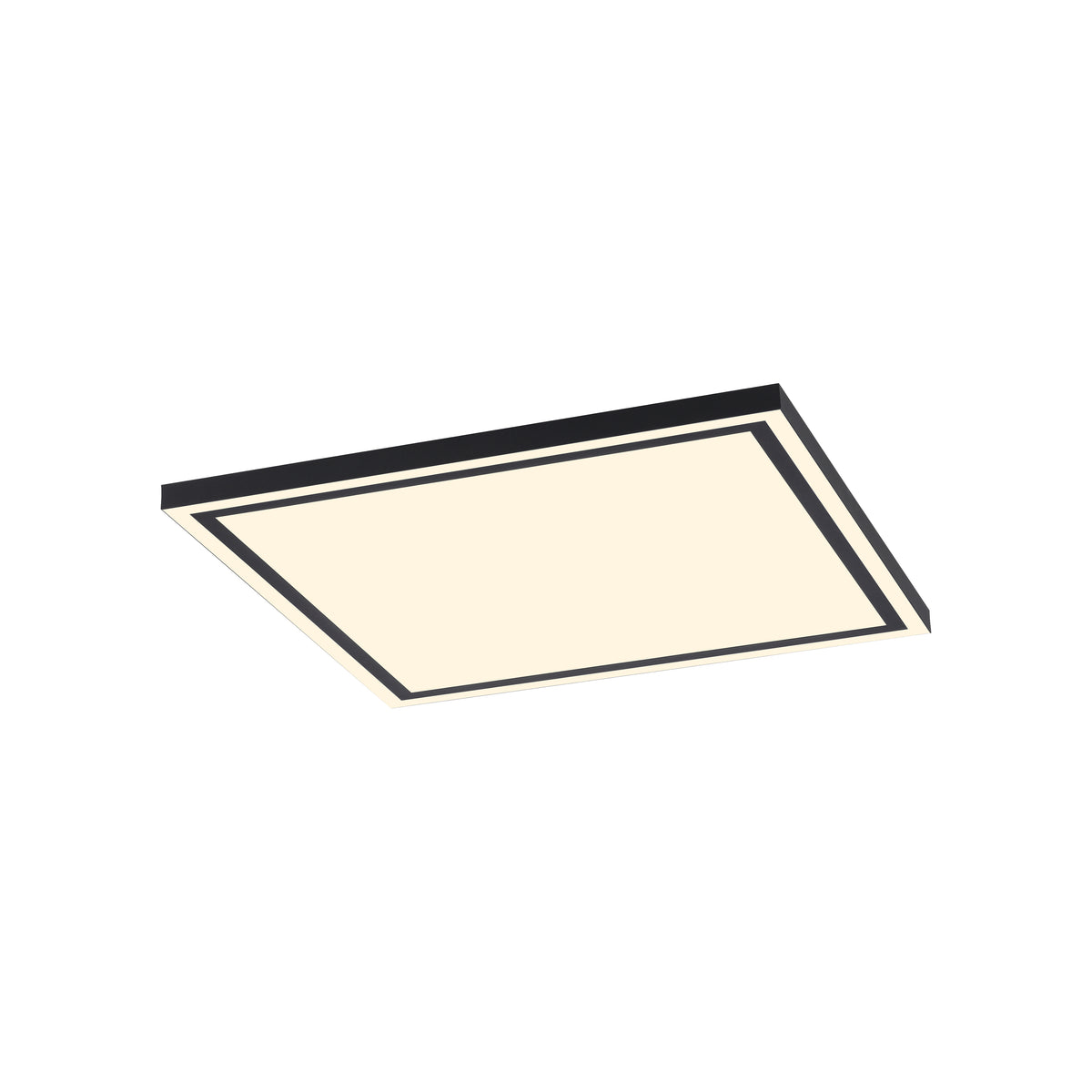 Plafonnier Edging-Smart noir, H 45 cm