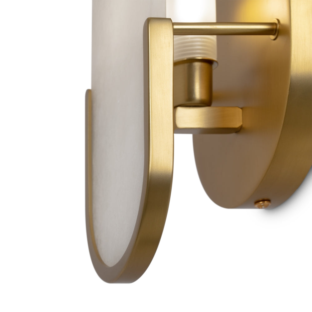 Marmo Wandleuchte gold