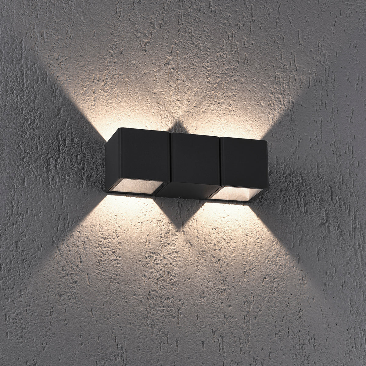 Applique murale Marcel anthracite, verre