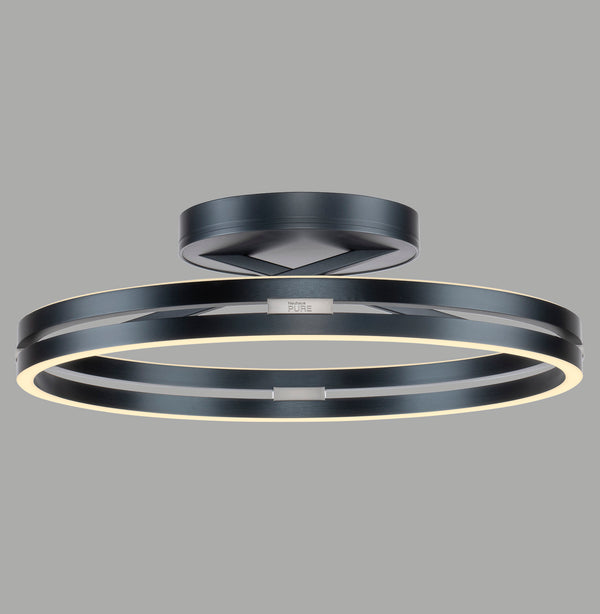 Plafonnier Pure Loop gris