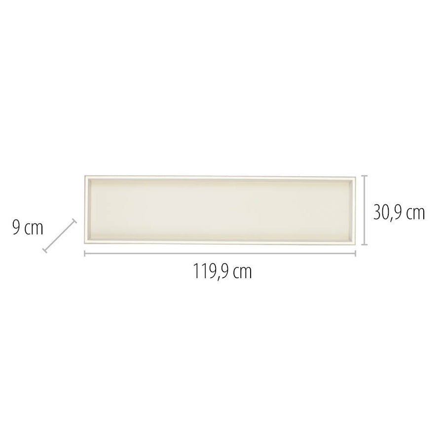 Plafonnier Q-Magong noir, L 30,9 cm