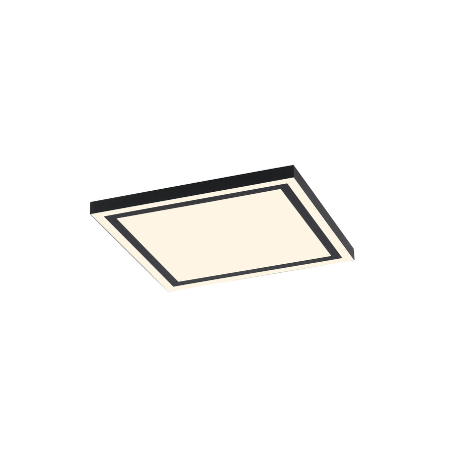 Plafonnier Edging-Smart noir, H 30 cm
