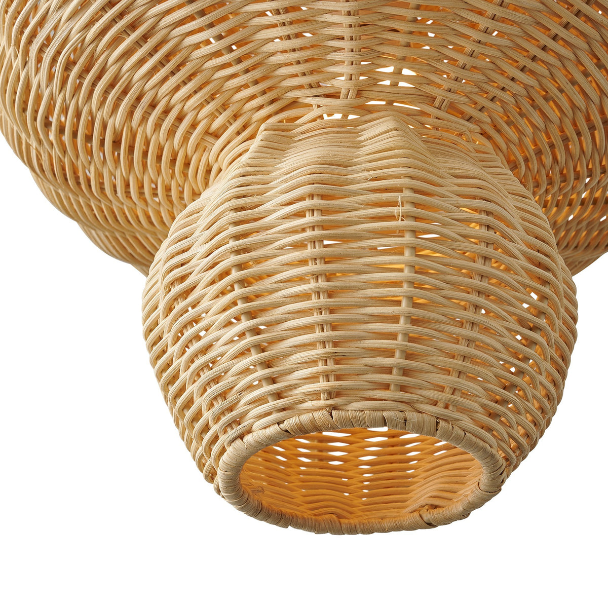 Suspension Allie 30 bois naturel, rotin
