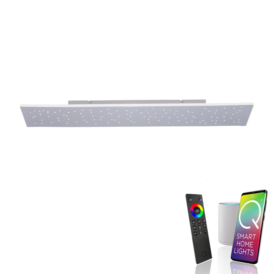 Plafonnier LED | Q-Nightsky Aluminium