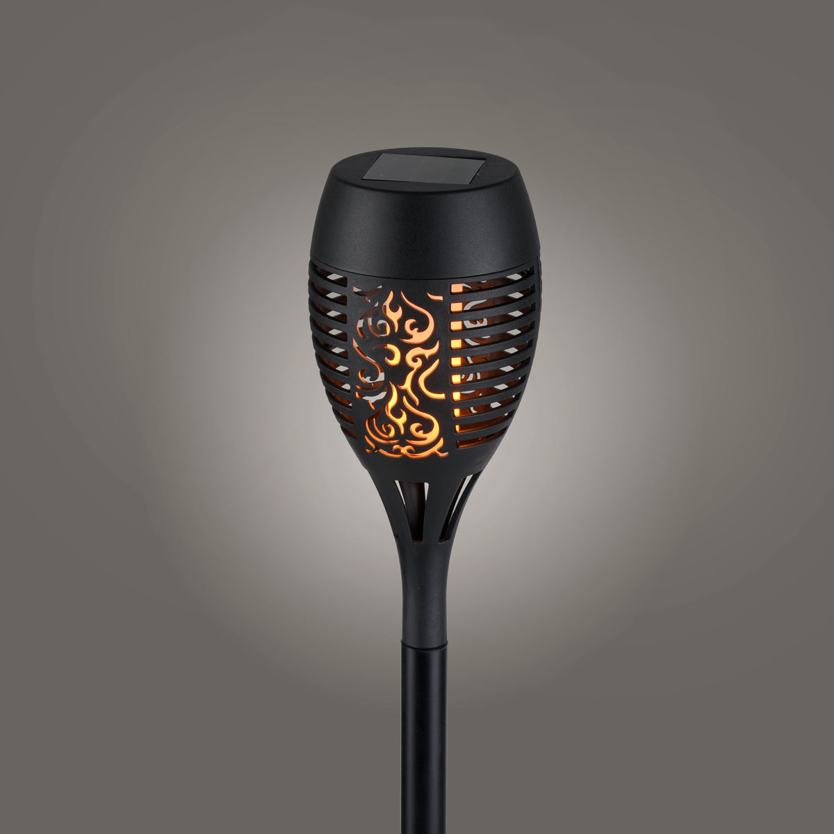 Piquet lumineux Fackel-Sol noir (19106-18-3)