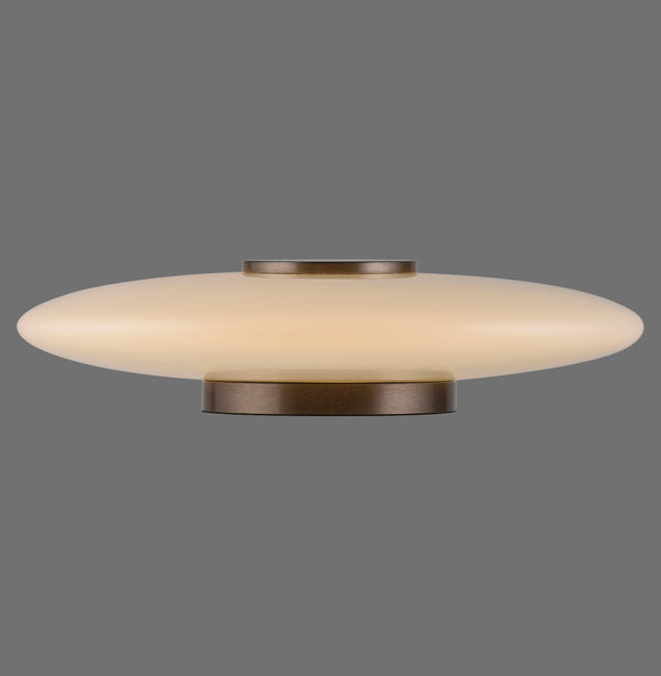 Lampe à poser Pure Vitrum marron, verre