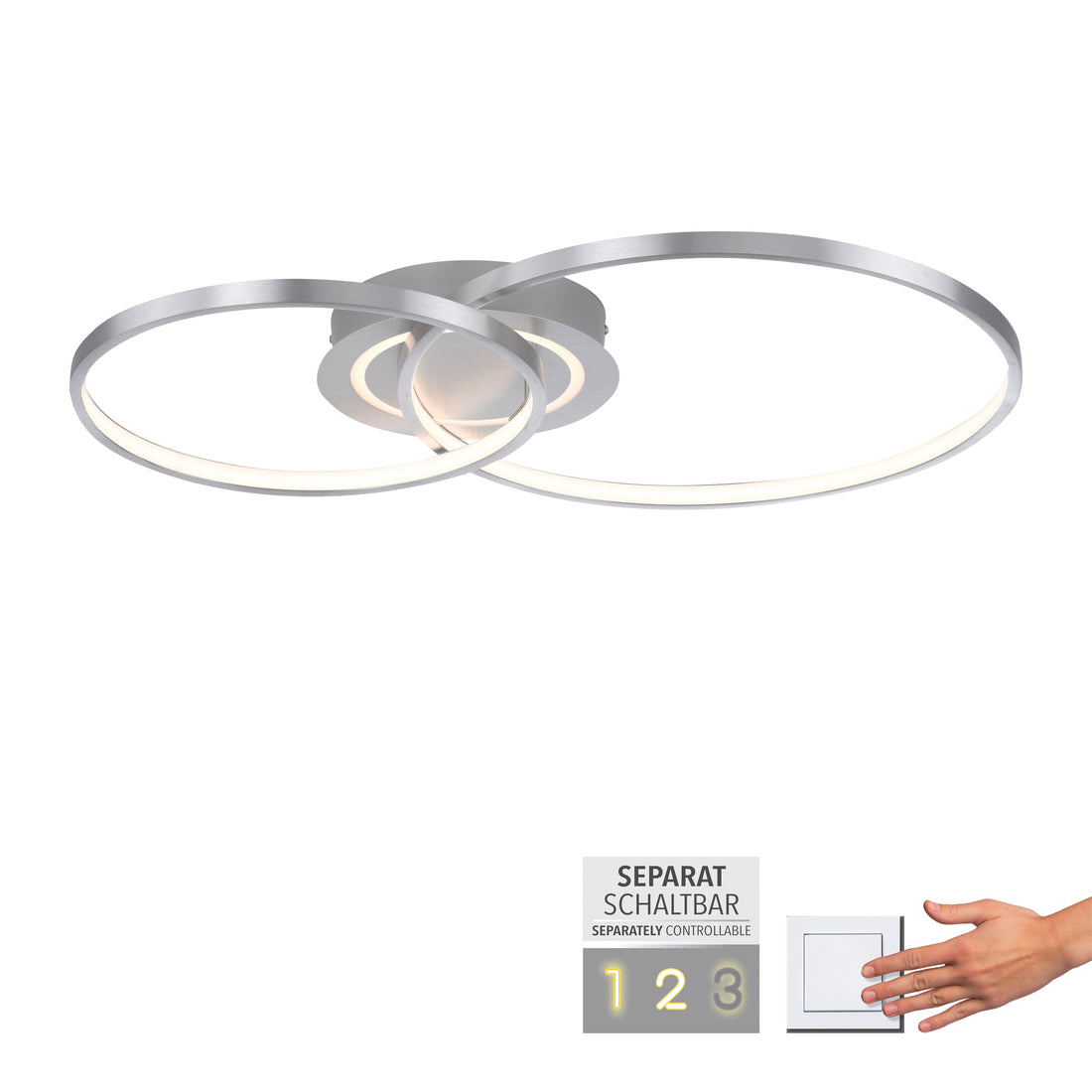 Plafonnier LED | Asmina Aluminium