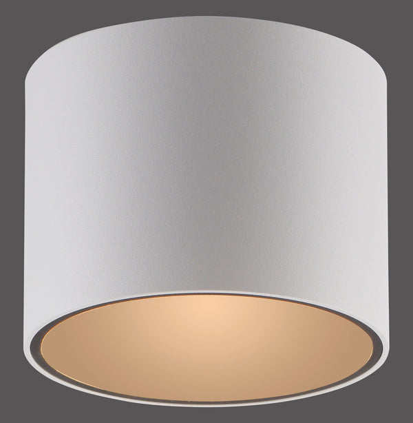 Plafonnier Pure Point blanc, L 11 cm