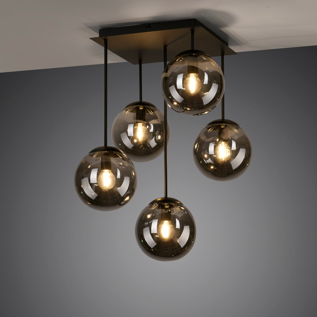 Luminaire plafonnier | Big Widow Noir