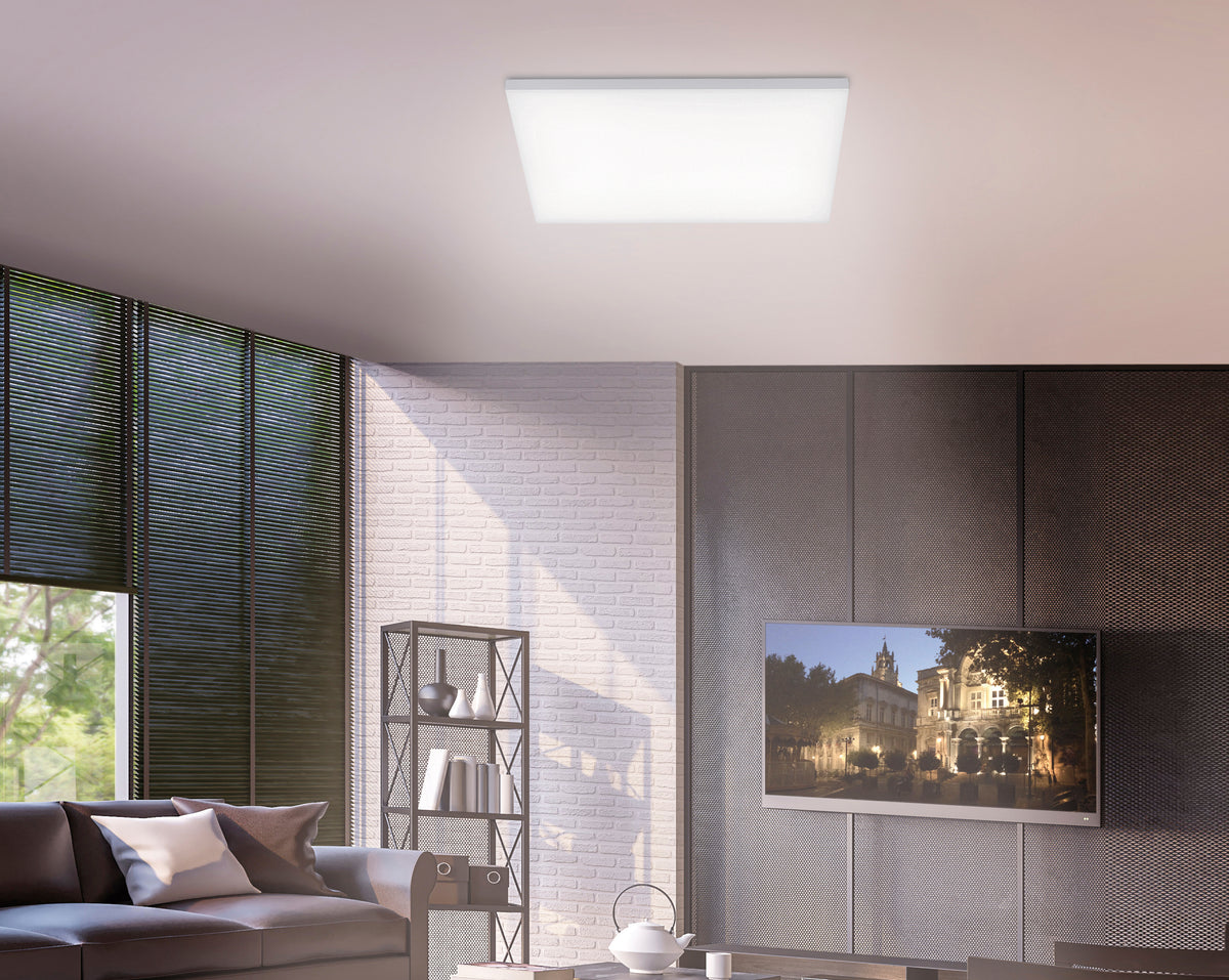 Plafonnier Frameless blanc, P 62 cm