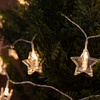 Außen-Lichterkette Bianca, 16 Sterne