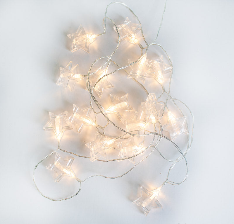 Außen-Lichterkette Bianca, 16 Sterne