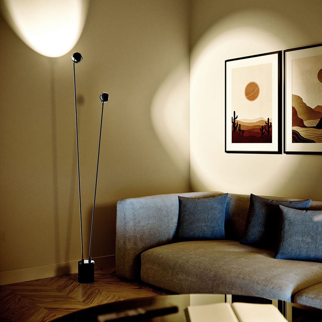 Lampadaire salon | Beam H 145 cm