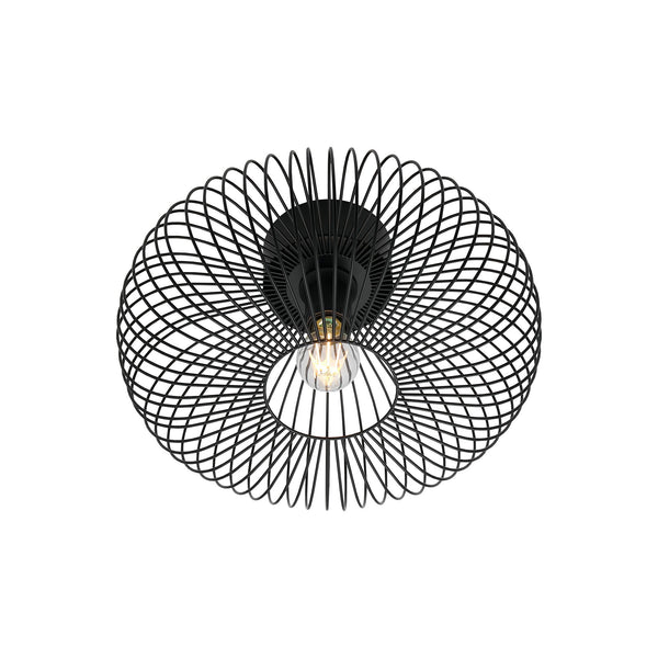 Plafonnier Beroni noir