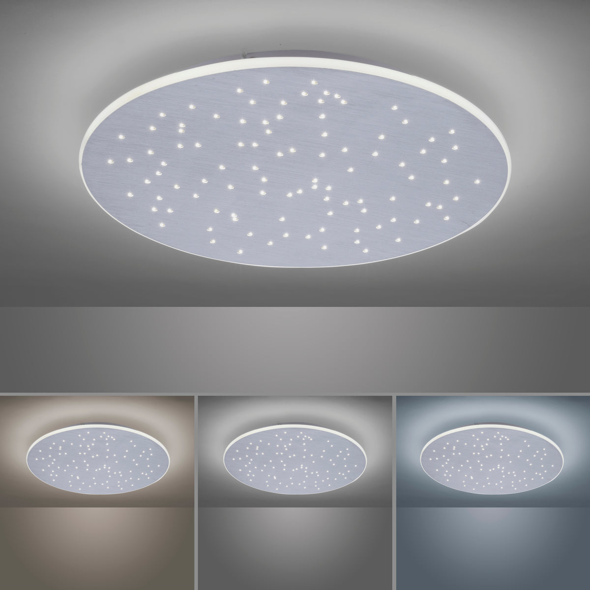 Comparatif des températures de couleur blanc chaud, neutre et froid du luminaire