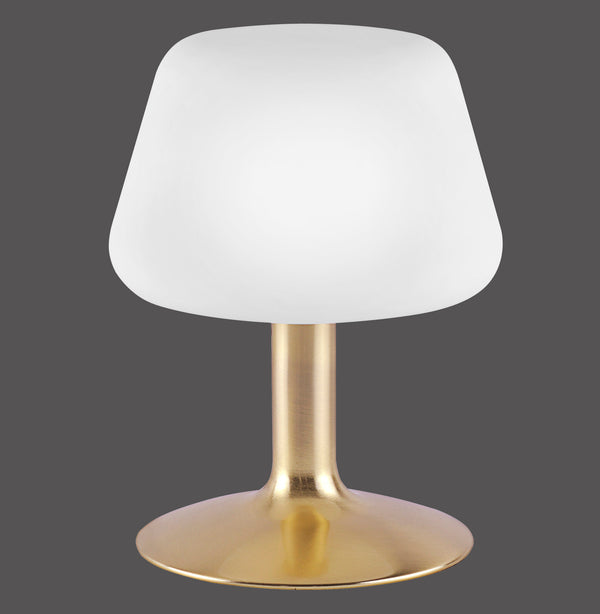 Lampe à poser Till laiton mat, verre