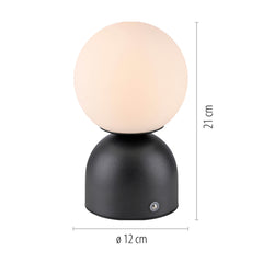Lampe à poser Rudi noire