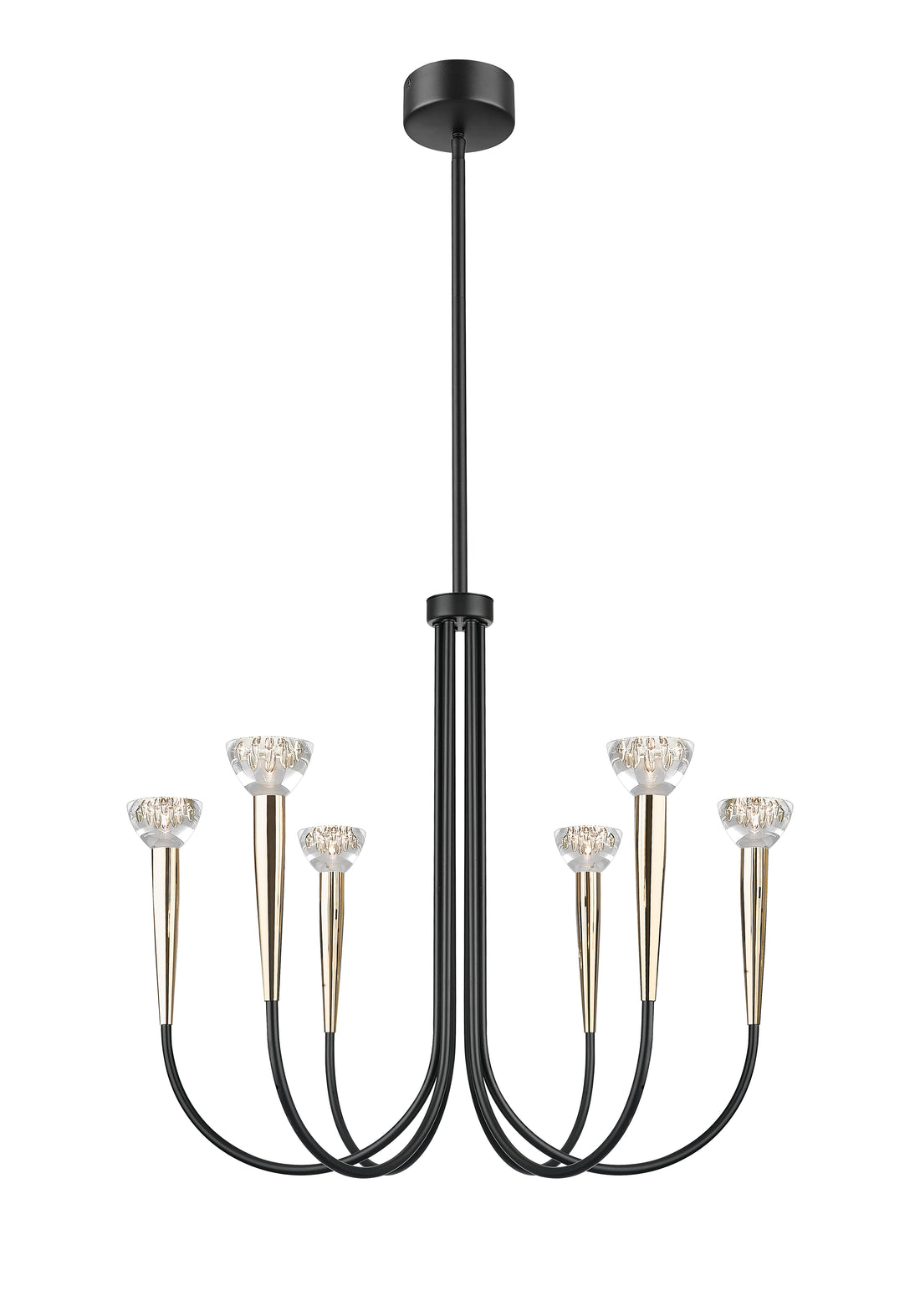 Suspension luminaire | Boston Noire H 136 cm