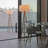 Stehlampe Chloe 140 mit Holzbeinen